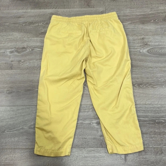 GAP Easy Pant Pull On Elastic Waist Yellow M Petite - Picture 16 of 16
